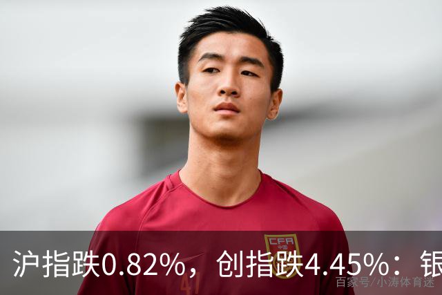 沪指跌0.82%，创指跌4.45%：银行股再度逆势大涨